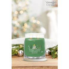 Yankee Candle Green Signature Medium Jar Shimmering Christmas Tree Scented Candle