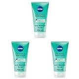 NIVEA Derma Skin Clear Scrub, Exfoliating Face Scrub, Salicylic Acid Face Scrub Enriched with Niacinamide to Unclog Pores and Refine Skin Textures, 150 ml (Pack of 3)