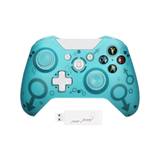 (Blue) 2.4G Wireless Controller For xBox One and Microsoft Windows Bluetooth Gamepad