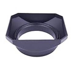 Square Shape Lens Hood 37 39 40.5 43 46 49 52 55 58 Mm, For Fuji For Nikon For Leica For Canon For Sony For Pentax For Olym Micro Single Camera (Size : 40.5mm)