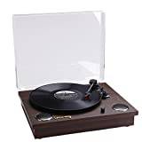 TYX-SS Vinyl Record Storage, Record Player Cd Players Home 3-Speed Turntable Built-In Speakers Audio Technica, Hi Fi Music Systems for Entertainment Home Decoration