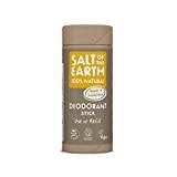 Salt Of the Earth Natural Deodorant Stick Use or Refill, Amber & Sandalwood -100% Natural, Aluminium Free, Vegan & Long Lasting Protection, Suitable for Men, Women, Kids Improved formula 75g