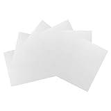 SUPVOX 5Pcs PVC Blank Stencil Transparent Material Mylar Template Sheets Painting Tracing Fabric Templates for Cricut Silhouette Machines