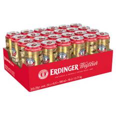 ERDINGER Weissbier Klopp Seasonal Edition Wheat Beer 500ml Gold Cans - 5.3% ABV (24 Pack)