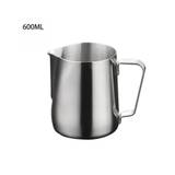 (a-600ml) Milk Jugs Pull Flower Cup Cappuccino Milk Pot Stainless Steel 600/1000ml Coffee Pitcher Espresso Cups Latte Art Milk Frother