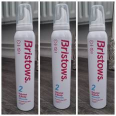 Bristow volume & body hair mousse x3 bottles