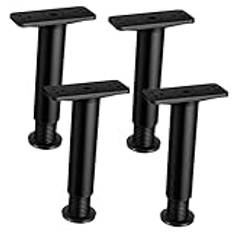 WOONEKY 4pcs Bed Support Frame Bed Frame Support Bed Support Legs Replacement Adjustable Bed Parts Bed Center Support Bed Legs Bed Frame Center Support Bed Center Leg Bed Frame Center Leg