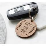 Personalised Wooden Keyring - One Size