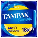 Tampax Compak Regular Tampons with Applicator 18 pack