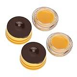 Moisturizing Honey Lip Balm with Beeswax, Hydratedfor Soft Lips, Exfoliates and Lightens Lip Lines Prevention Dry and Cracked Sleeping Lip Mask Lip Scrubs Exfoliator