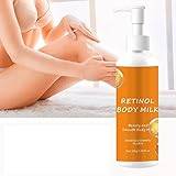 Retinol Body Lotion, Neck Firming Cream Tightening Lifting Sagging Skin, Firming Moisturizer for Crepey, Sagging, Sun Damaged Skin, Anti Aging Moisturizer Lotion Reduces Appearance of Fine Lines
