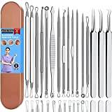 Blackhead Remover Tool, Pimple Popper Tool Kit, 16 Pack Professional Pimple Comedone Extractor Tool Acne Removal Kit, Whitehead Popping, Zit Removing for Nose Face