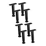 UKCOCO 8 Pcs Bed Support Frame Bed Frame Center Leg Adjustable Bed Frame Support Adjustable Bed Legs King Bed Camas Queen Bed Center Leg Replacement Beam Fall to The Ground