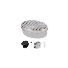 Cheese Grater Kitchen Equipment - Stainless Steel Vegetable Chopper, Chocolate Grater Cheese Grater with Container and Lid Graters for Kitchen, Home
