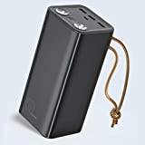 AMAZOM Power Bank 50000Mah Large Capacity 22.5W Fast Charge Powerbank External Battery Charger Spare Battery Phone Auxiliary Battery,Black