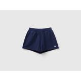 Benetton, Stretch Organic Cotton Shorts, size S, Dark Blue, Kids
