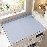 QMZDXH Washing Machine Top Cover Mat, Washing Machine and Dryer Top Proof Cover, Washing Machine Top Cover Front Load, Washable Absorbent Keep Your Appliances Clean B,50 * 50cm
