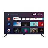 Bauhn BN43UHDS22UK 43 Inch 4K UHD Smart Android TV with Freeview Play, YouTube, Netflix, Chromecast built-in, HDMI, USB, Bluetooth. Black (2022 model)