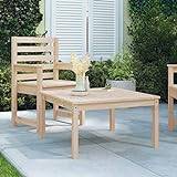 ARKEM Garden Table 82.5x82.5x45 cm Solid Wood Pine,Outdoor Coffee Table,Garden Furniture Table, Perfect for the Balcony, Picnic, Backyard, and Patio, Easy Assembly