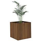 vidaXL Planter Box Brown Oak Engineered Wood Indoor Home Plant Pot Flower