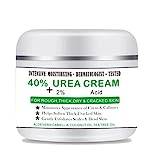 Urea 40% Foot Cream, 100g Callus Remover For Dry And Hard Skin, Cracked Heel Repair Cream For Feet and Hand, Maximum Strength With 2% Acid for Hand, Foot and Body Care