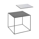 By Lassen Twin 42 Table Top| Black Stained Ash/Cool Grey