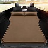 YCBXL Car Air Beds for Skoda Yeti,Portable Bed Mattress Inflatable Thickened Airbed Outdoor Travel Camping Sleeping Mat Accessories,Brown