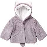 Kids Coat Parka Outerwear Baby Boy'S Girl'S Hooded Jacket Cape Cloak Poncho Winter Coat Thick Coat Warm Outerwears (Color : GRAY, One Size : 6-9 MONTHS)