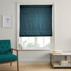 Ethereal Teal Roman Blind