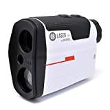 GolfBuddy GB LASER Lite Rangefinder with Slope On/off Functionality - 800 Yards with Carry Case, white
