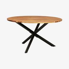 Arol Round Dining Table - Natural by Fifty Five South