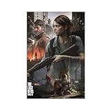 AhCor The Last of Us Part II Poster (1) Canvas Poster Bedroom Decor Sports Landscape Office Room Decor Gift Unframe-style 08x12inch(20x30cm)