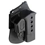 LIUSHUNBAO, Tactical Holster Right Hand Pistol Holster Fit Glock 17 19 22 23 Black