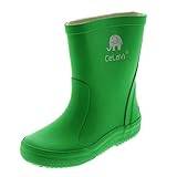 Celavi Kids Rubber Boots - Green, 11.5 Child