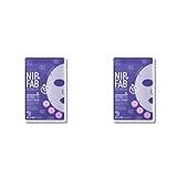 Nip + Fab Retinol Fix Sheet Mask for Face with Coconut Water, Edelweiss Flower Extract, Hydrating Gel Facial Mask for Refining Minimizing Pores, 24ml (Pack of 2)