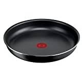 Lagostina Ingenio Essential Plus Frying Pan Diameter 24 cm, Non-Stick Aluminium Frying Pan for Gas and Oven, with Thermosignal Cooking Indicator, Can be Used with Removable Handle