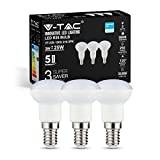 V-TAC LED Energy Saving E14 R39 Bulb | 25W Reflector LED Bulb | 3W (25W Equivalent) with Samsung LED | E14 SES (Small Edison Screw) 3000K Warm White Colour Non Dimmable [Pack of 3]