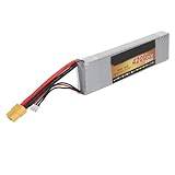 Odorkle RC Lithium Battery, Made with Hard Case, 7.4V 2S 4200mAh 55C Lipo Battery for RC Car Plane Helicopter Drone, Etc