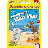 Schmidt Spiele 75058 Mauseschlau & Bärenstark, Bewegungs-Mau Mau, Children's Card Game