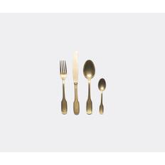 Cutlery set 24 pieces, gold