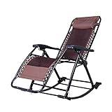 Rocking Chair,Comfortable Relax Nordic Balcony Rocking Chair Rocking Chair Lunch Break Folding Recliner Couch Leisure Adult Easy Chair Lazy Chair Elderly Chair Gray (Pearl Cotton Pad) Warm as ever