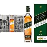 John Walker and Sons 200th Anniversary Celebratory Blend, Blended Scotch Whisky, 70 cl with Gift Box & Johnnie Walker Green Label Blended Malt Scotch Whisky