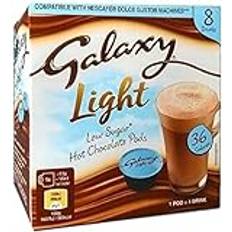 Mars Galaxy Light Low Sugar 36 Calories Hot Chocolate Pods (8 Drinks)