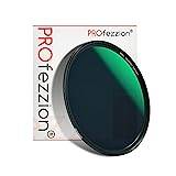 PROfezzion 49mm ND1000 Filter 10 Stops ND, Solid Neutral Density Lens Filter Multi-Coated Optical Glass for Canon EOS M50 M50 Mark II M5 M6 M6 Mark II M200 M100 with EF-M 15-45mm Kit Lens