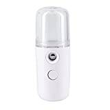Allwiner Bottling Nano Mister Portable Facial Mist Sprayer Facial Steamer Mini USB Rechargeable for Hydrating Facial Skin Care White