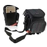 Navitech Black Camera Shoulder Bag Compatible with Canon EOS M50 Mark II Mirrorless Digital Camera