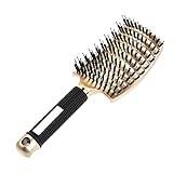 RoMuka Combing Brush for Men and Women Hairbrush Women Wet Comb Hair Brush Professional Hair Brush Massage Comb Brush for Hair Hairdresser Hairdressing Tools Barber Comb Comb for Curly Hair (Color : P
