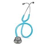 3M Littmann Classic III Stethoscope with FREE Engraving + Penlight (Turquoise)