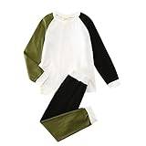 Xmiral Toddler Girls Boys Winter Long Sleeve Tops Pants 2PCS Outfits Clothes Set for Babys Clothes Underwear Set Features: Baby Saddle Blanket (AG, 10-11 Years)