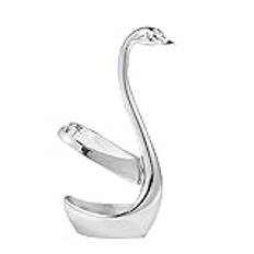 Swan Tableware Storage Rack Base, Fork Spoon Stand Holder for Business Gifts Wedding Fairs, Mirror Finish Dishwasher Safe, for Kitchen Dining Party Picnic Decoration (-JY03708-01)